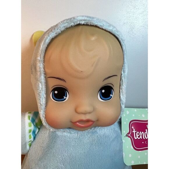 Plush Doll Baby Tender Hearts Collection Puppy Hoodie Soft Body Blue 12” NWT - Picture 2 of 9
